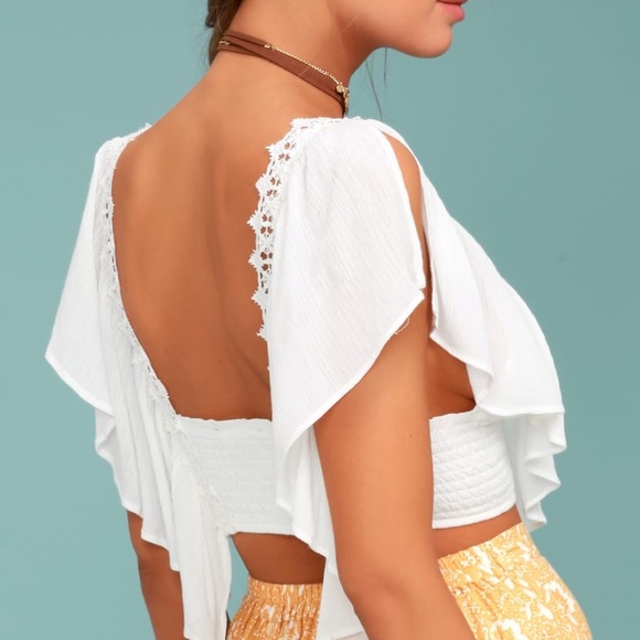 Lulus lace crop top - Picture 4 of 4